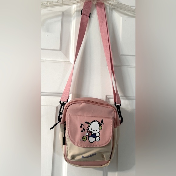 Sanrio Handbags - 🆕 Pink Pochacco Crossbody Bag